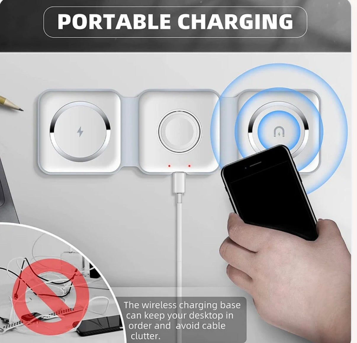 3-in-1 Wireless Charging Pad